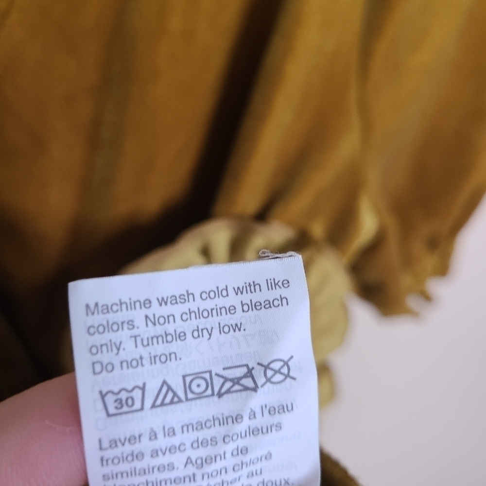 Madewell Velvet Smocked Crossover Top - Picture 8 of 11